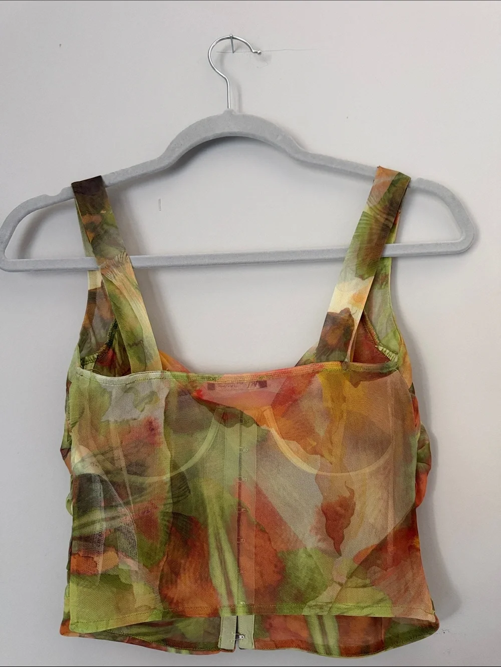 Zara mesh corset multicolor